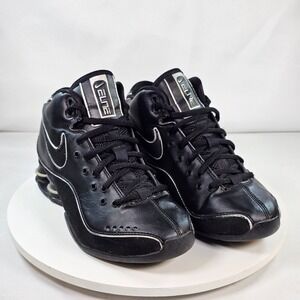 Nike Shox Elite Basketball Shoes Black Silver 325233-001 Kids 4Y Mens‎ 4 2008